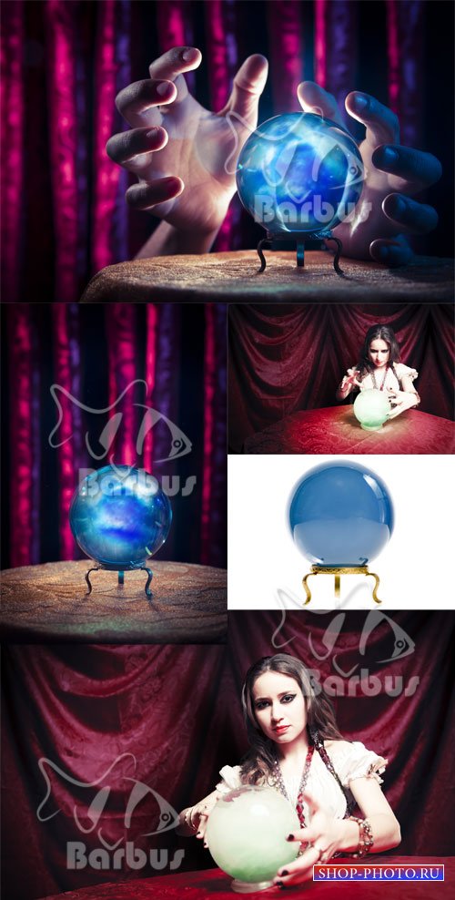 Fortuneteller and magic sphere / Гадалка и магический шар