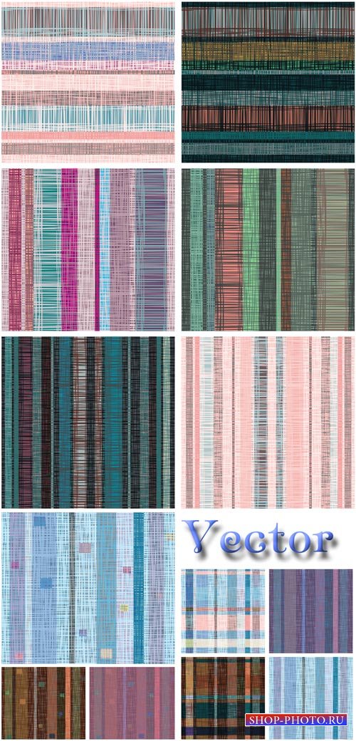 Векторные фоны, фоны с разноцветными полосками
