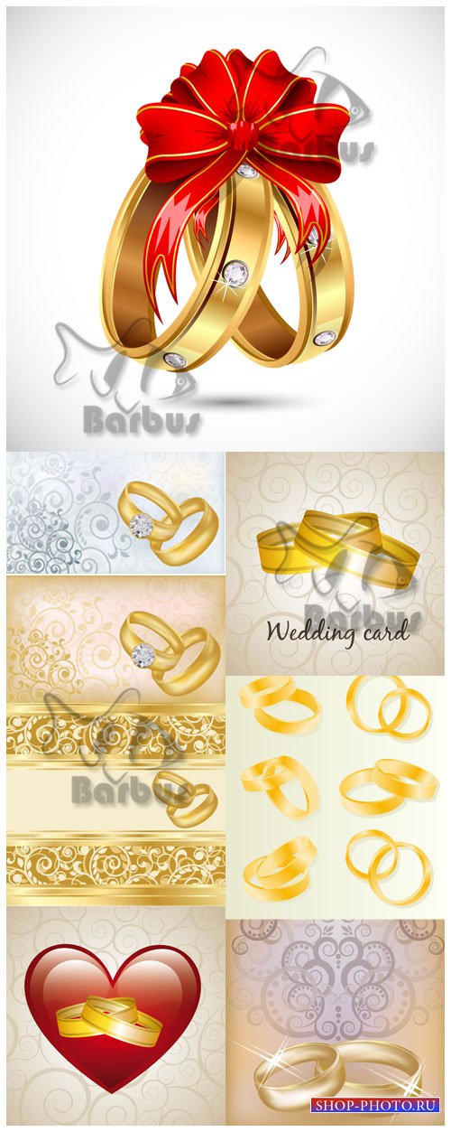 Gold rings for the newly married / Золотые кольца для молодоженов