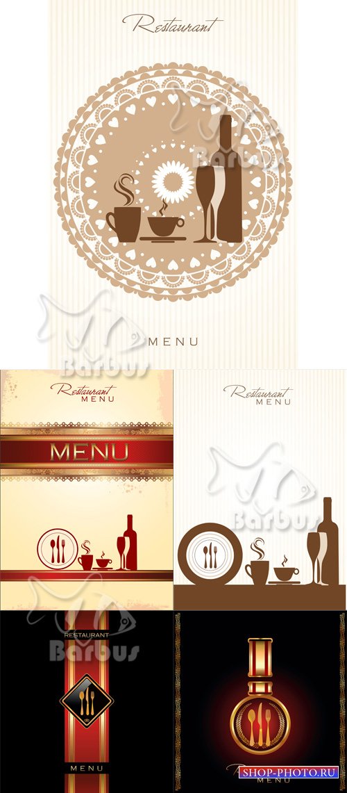 Strict covers for the restaurant menu / Строгие обложки меню для ресторана