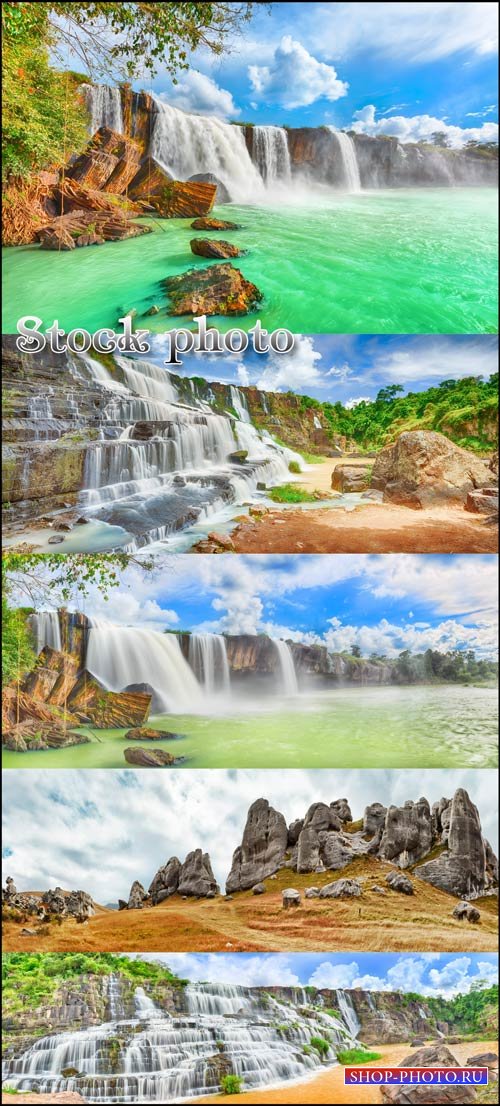 Водопады / Waterfalls, landscapes