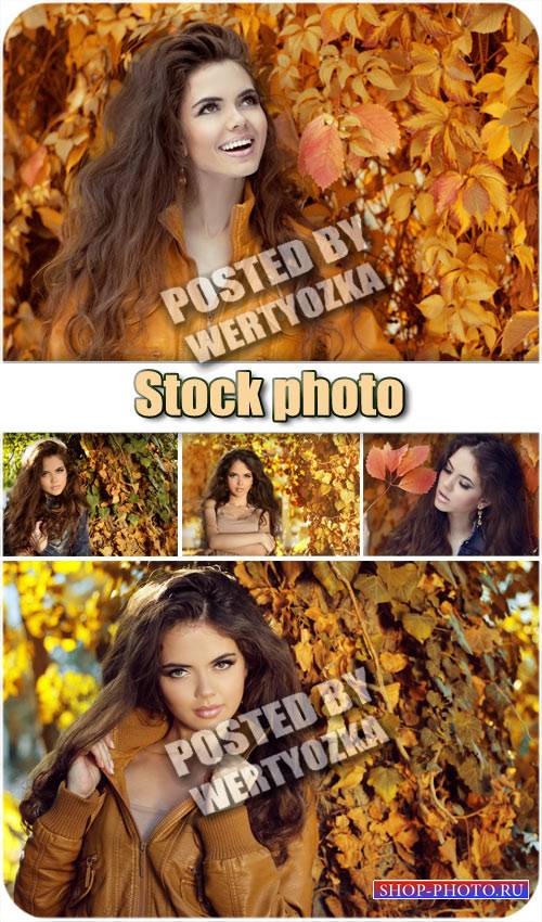 Девушка и осень / Girl and autumn - stock photos