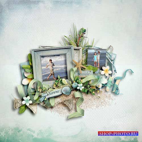 Морской скрап-комплект - Тропический рай 