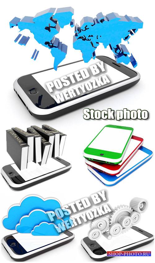 Смартфоны, современные технологии / Smartphones, modern technology - stock  ...