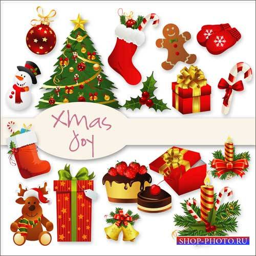 Рождественский скрап-комплект - Радость Рождества