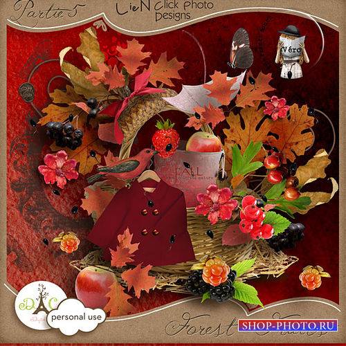 Осенний скрап-комплект - Лесные ягоды часть 5