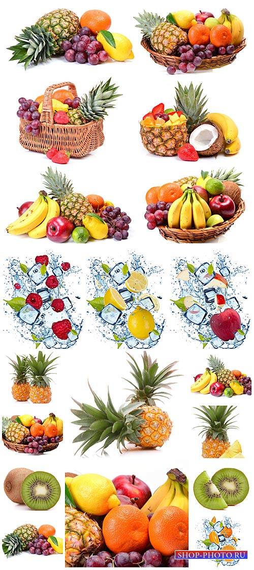 Фрукты и ягоды, экзотические фрукты / Fruits and berries, exotic fruits - S ...