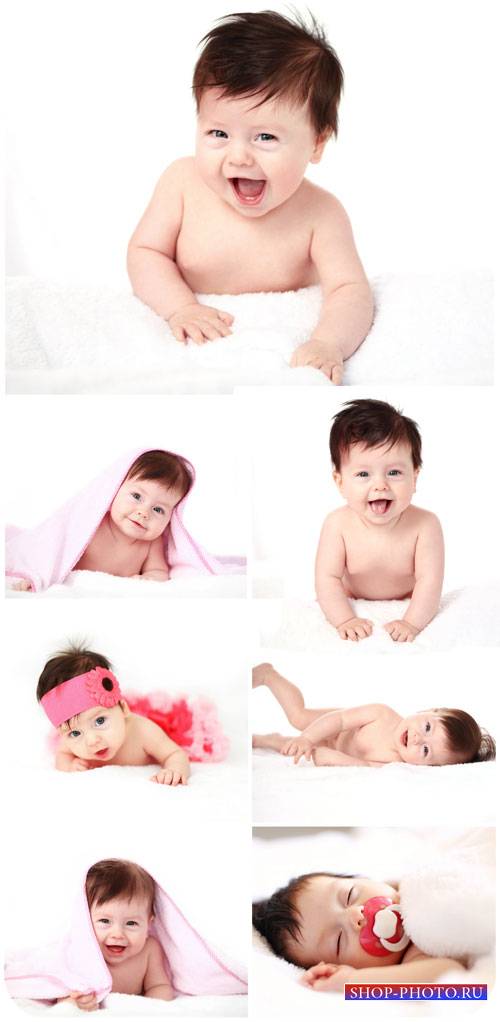 Маленькие детки, ребенок / Little kids, baby - Stock Photo