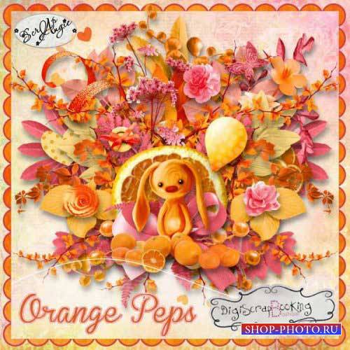 Осенний скрап-комплект - Orange peps