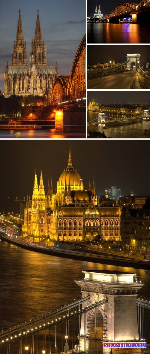 Night city, Budapest - stock photos