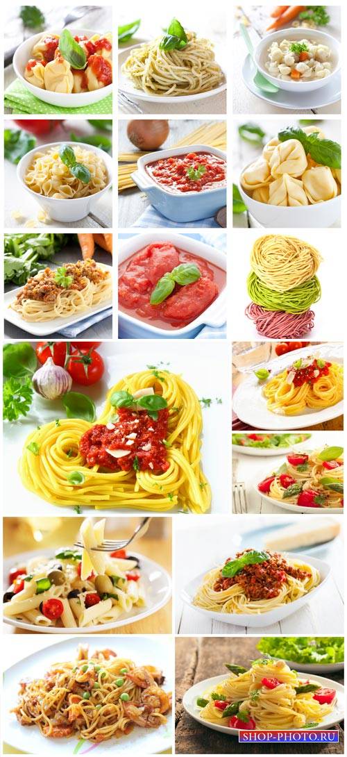 Pasta, tasty food - stock photos