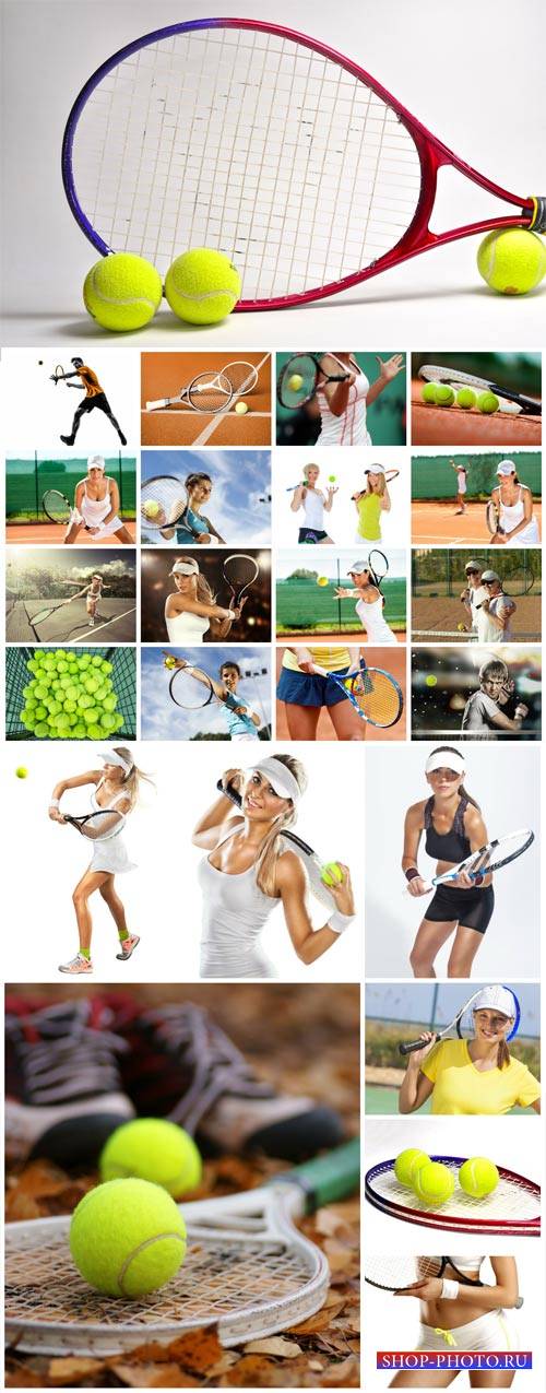 Tennis, girls tennis - stock photos