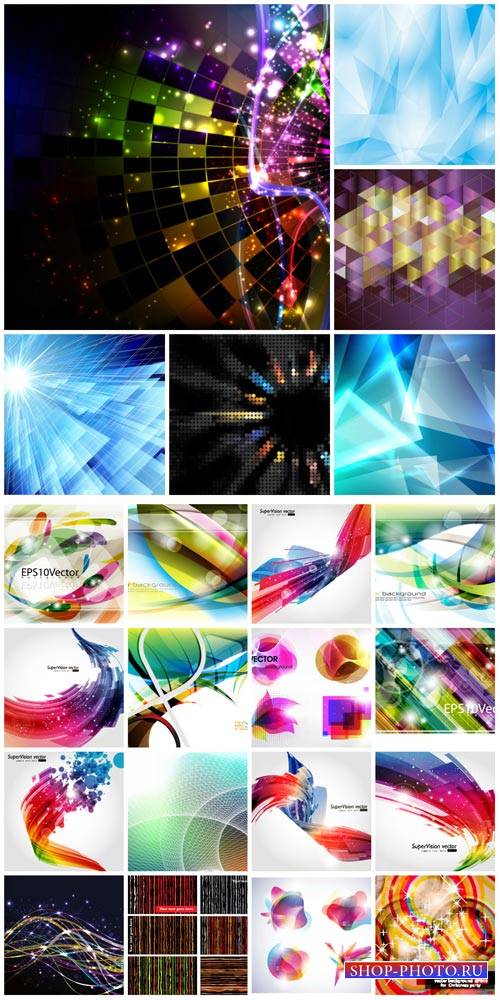 Vector backgrounds with abstraction # 48
