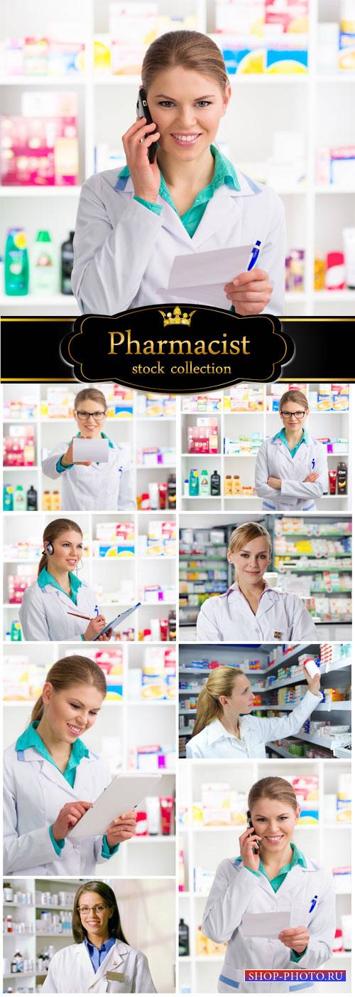 Pharmacist, pharmacy - stock photos