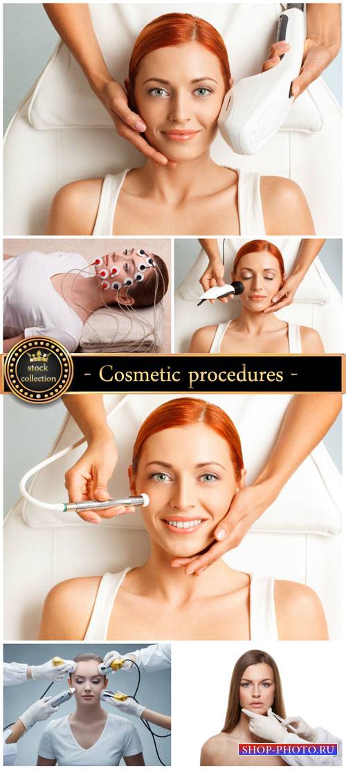 Cosmetic procedures, women - stock photos