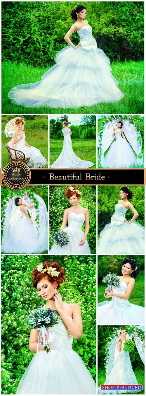 Beautiful Bride - wedding Stock Photo