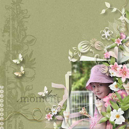 Цветочный скрап-комплект - Оттенки лета 