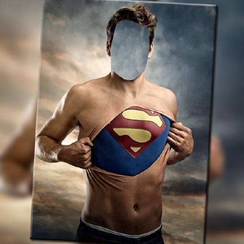  Шаблон мужской - Душа супермена 