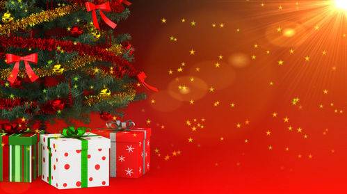 Футаж - Подарки под новогодней елкой