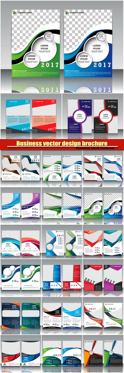 Business vector design brochure, flyer vector template, card creative desig ...