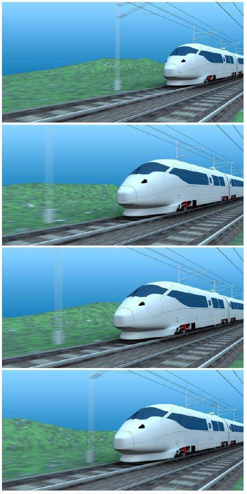 Video footage High speed rail