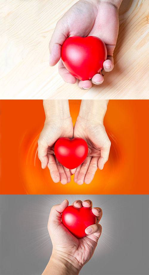 Клипарт - Сердце в руке / Clipart - Heart in hand