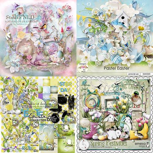 Scrap set - Pastel Easter / Eggs'tra Cute Easter / Easter Day / Spring Fes ...