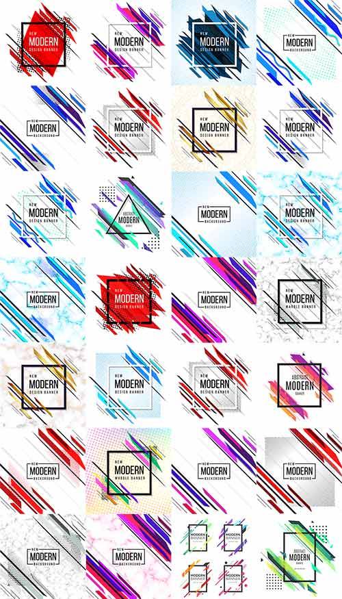 Modern Abstract Background - Vector