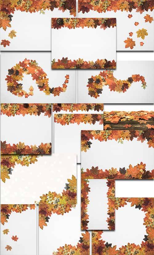  Краски осени -7 - Растровый клипарт / Autumn colors - 7 - Raster clipart 