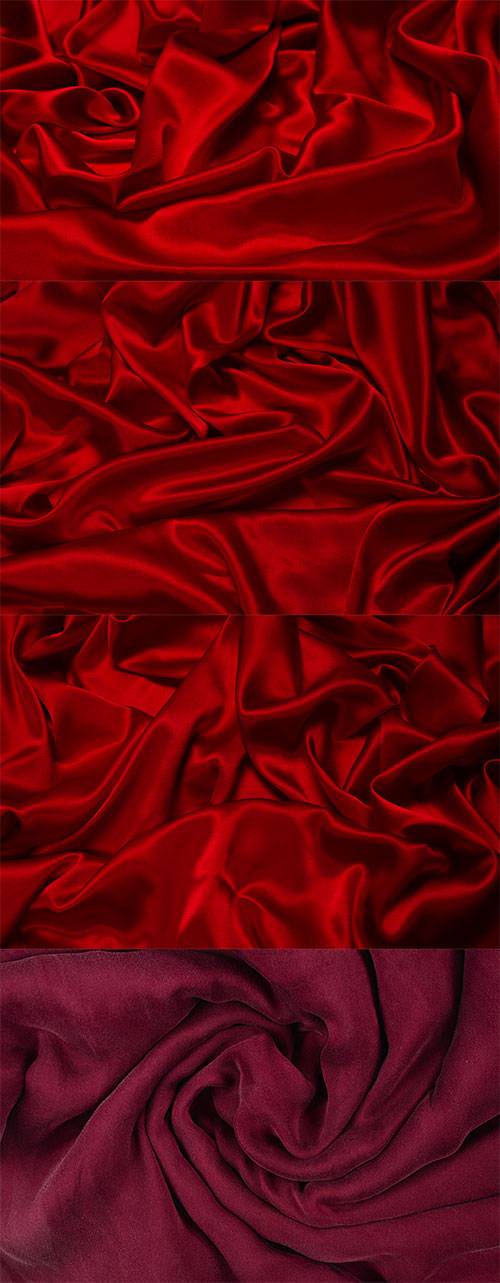 Красный шёлк - Растровые фоны